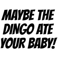 Maybe the dingo ate your baby - Elaine quote - funny Seinfeld 80's t-shirt