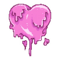 Melting Heart Retro Gaming T-Shirt