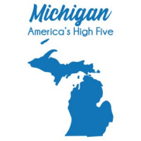 Michigan - America's High Five - Michigan T-Shirt