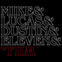 Mike & Lucas & Dustin & Eleven & Will Upside Down - Stranger Things Shirt