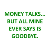 MONEY TALKS... BUT ALL MINE EVER SAYS IS GOODBYE. Shirt