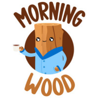 Morning Wood - Male Erection - Funny Pun T-Shirt