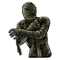 Mummy Retro Horror T-Shirt