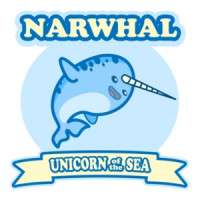 Narwhal Unicorn Of The Sea 2 - Funny T-Shirt