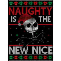 Naughty is The New Nice Ugly Christmas Sweater