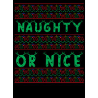 Naughty or Nice Ugly Christmas Sweater