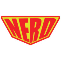 SUPER NERD - Superman Style Logo