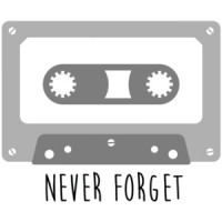 Never Forget - Tape Cassette Tape Deck T-Shirt