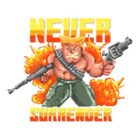 Never Surrender Retro Gaming T-Shirt