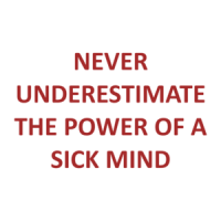 NEVER UNDERESTIMATE THE POWER OF A SICK MIND Shirt