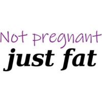 Not pregnant - just fat t-shirt