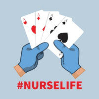 Nurse Life - Playing Cards Funny Nursing Shirt