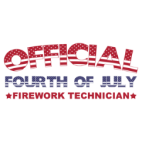 Official 4th Of July Firework Technician - Fourth Of July T-shirt