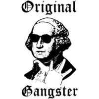 Original Gangster - George Washington Gangster Funny T-Shirt