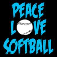 Peace Love Softball T-Shirt