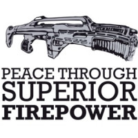 Peace Through Superior Firepower Gun T-Shirt