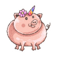 Piggycorn Cute Retro T-Shirt