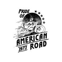 Pride Of American Road 1973 Motorcycle T-Shirt