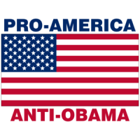 Pro America Anti Obama T-shirt