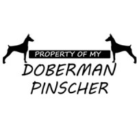 Property of my Doberman Pinscher - Doberman Pinscher T-Shirt