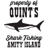 Property of Quint's Shark Fishing - Amity Island - Jaws T-Shirt