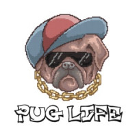 Pug Life Retro Gangster T-Shirt