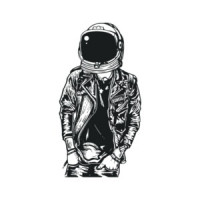 Punk Rock Astronaut T-Shirt