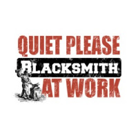 Quiet Please Blacksmith At Work T-Shirt