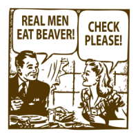 Real Men Eat Beaver T-shirt