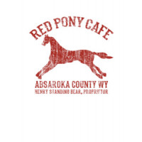 Red Pony Cafe - Absaroka County WY T-Shirt