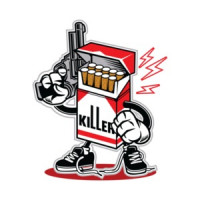Retro Cigarette Killer T-Shirt