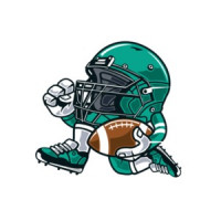 Retro Football Player T-Shirt