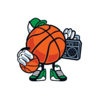 Retro Gangsta Basketball With Boombox T-Shirt