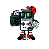 Retro Gangster Game Kid Game Boy Parody Bootleg T-Shirt