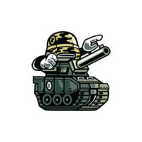 Retro Military Tank T-Shirt
