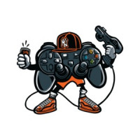 Retro Playstation Gaming Gangsta T-Shirt