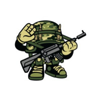 Retro Soldier Salute T-Shirt