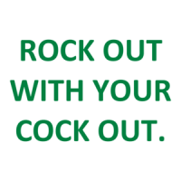 ROCK OUT WITH YOUR COCK OUT. Shirt
