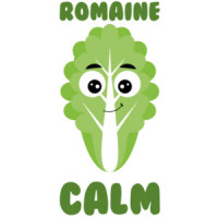 Romaine Calm - Funny food pun t-shirt