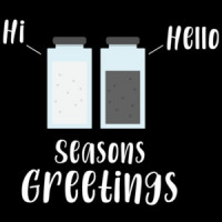 Salt Pepper - Hi Hello - Season's Greetings - Funny Christmas T-Shirt