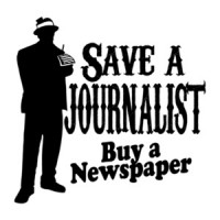 Save A Journalist Buy A Newspaper T-Shirt