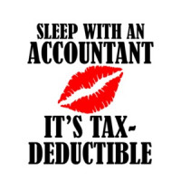 Sleep With An Accountant It's Tax Deductible T-Shirt