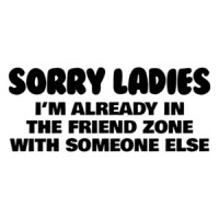 Sorry Ladies I'm Already In The Friend Zone With Someone Else T-Shirt