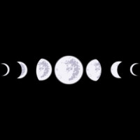 Stages of moon t-shirt
