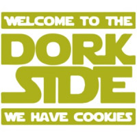 Star Wars Parody - Welcome to the dork side - we have cookies t-shirt