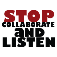 Stop Collaborate And Listen T-shirt