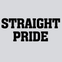 STRAIGHT PRIDE - sexual t-shirt. heterosexual t-shirt