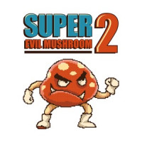 Super Evil Mushroom 2 Retro T-Shirt