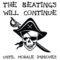 The beatings will continue until morale improves t-shirt