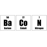 The elements of bacon - funny bacon t-shirt